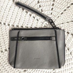 EUC Botkier gray wristlet bag
